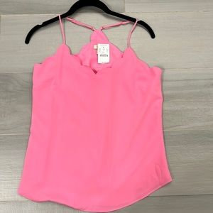 J Crew Blouse Scalloped Cami G3367